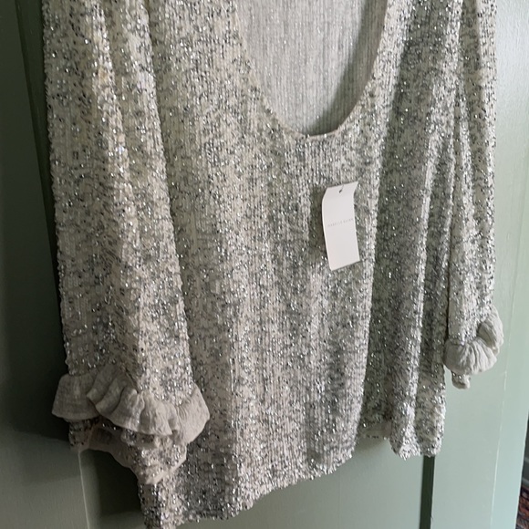 ISABELLE QUINN [sequin backless long sleeve dress] - Picture 6 of 7